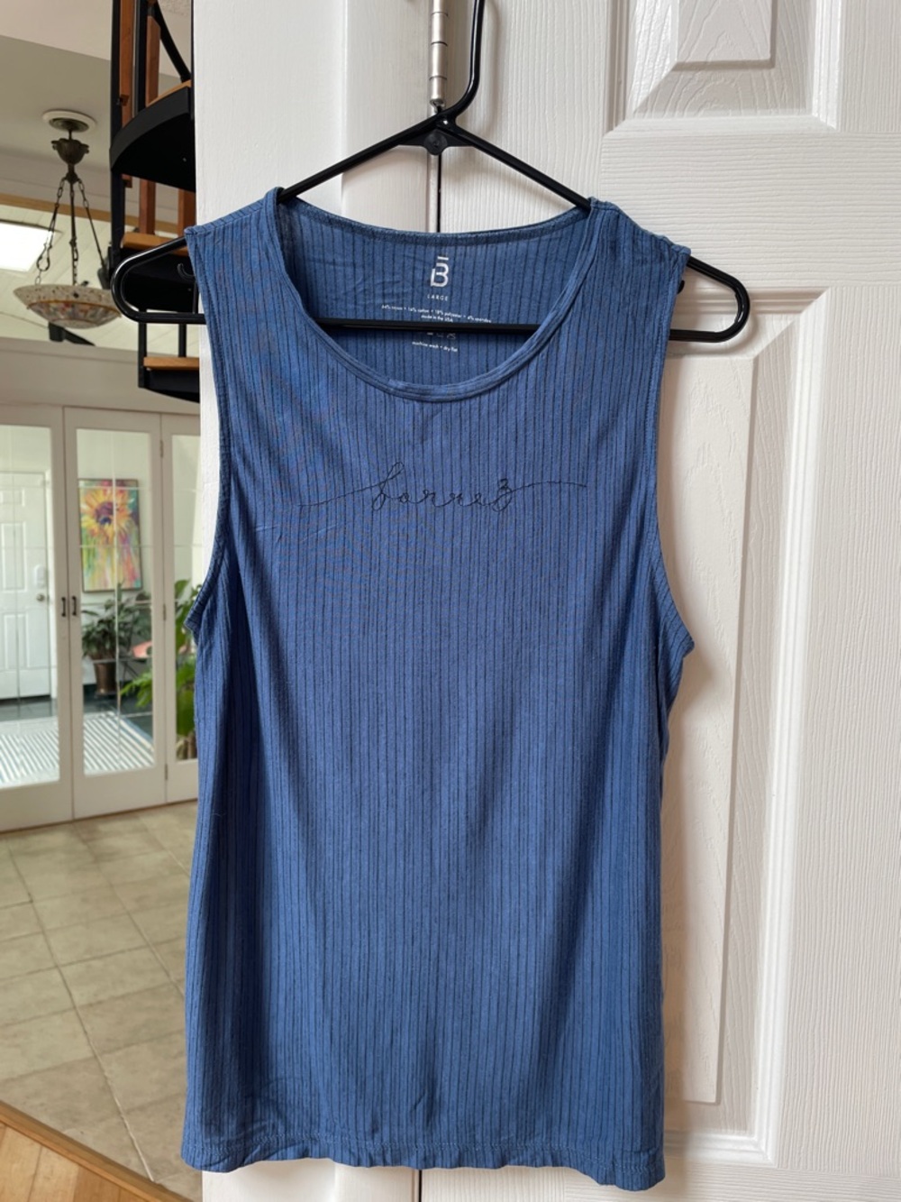 Barre collection B  striped Tank Top